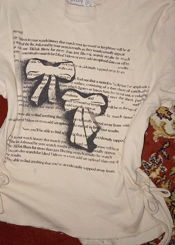 Baskılı, kısa kollu hamile bluzu - Görsel 3