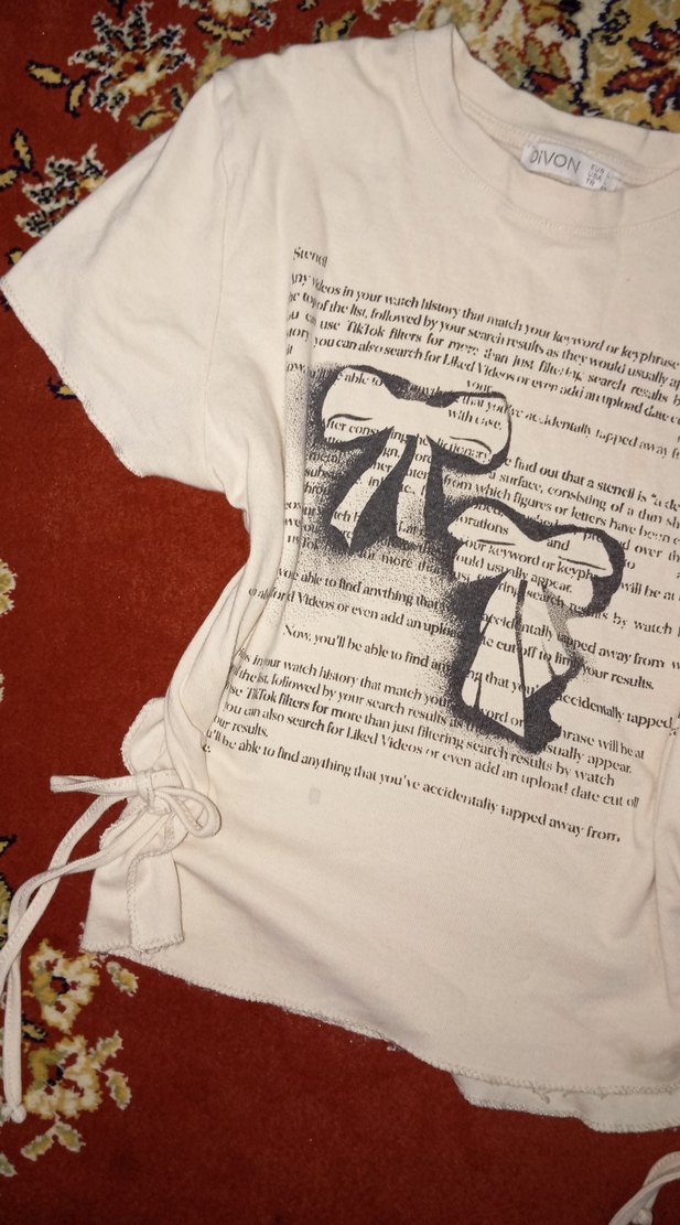 Baskılı, kısa kollu hamile bluzu - Görsel 2