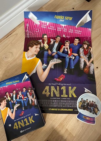 4N1K Film Afişi ve özel seri kapalı kitabı