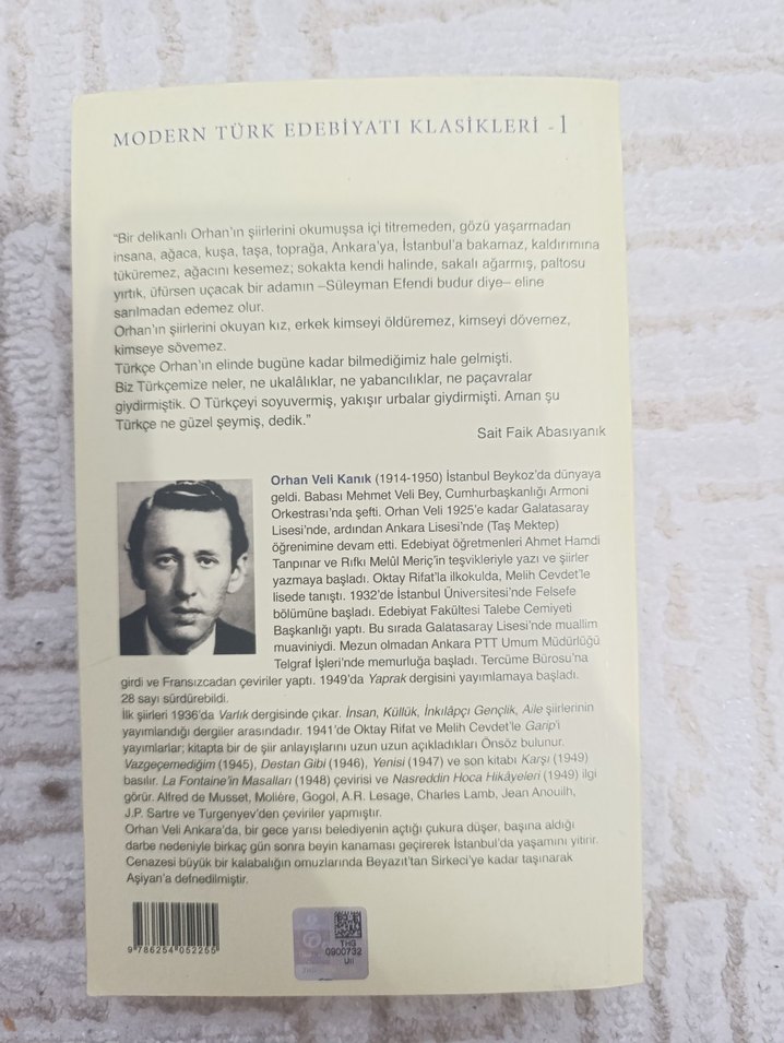 Orhan Veli Bütün Şiirleri Kitabı - Görsel 2