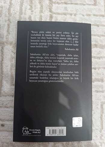 Sabahattin Ali - Bütün Şiirleri (48. Baskı) - Görsel 2