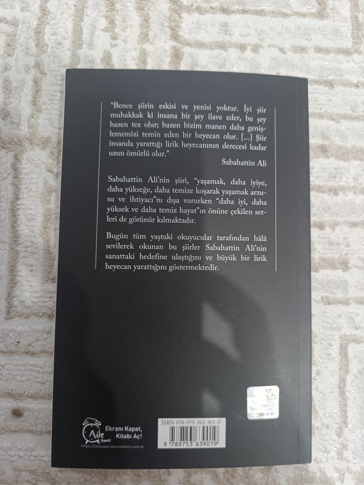 Sabahattin Ali - Bütün Şiirleri (48. Baskı) - Görsel 2