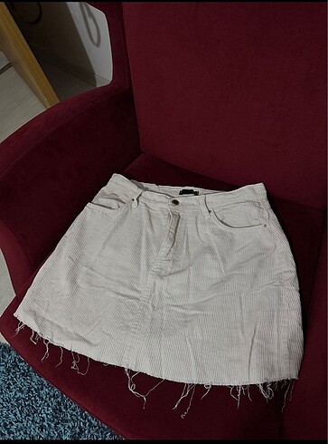 Diğer bej rengi kot etek