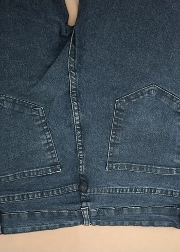 40 Beden Lacivert Regular Fit Kadın Denim Pantolon