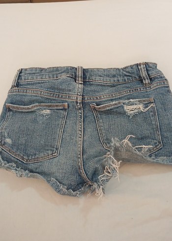 Zara Mavi Kadın Mini Jean Şort