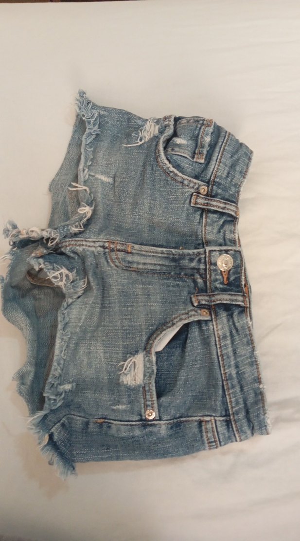 Mavi Kadın Mini Jean Şort - Görsel 4