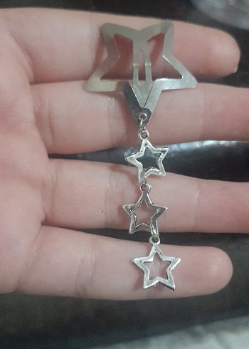 Metal Yıldız Kız Toka 2 adet