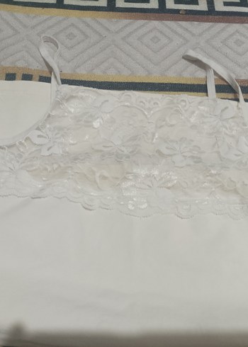Beyaz Dantel Detaylı Bohem Bralet