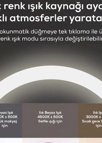 diğer Beden Ledli Makyaj Aynası
