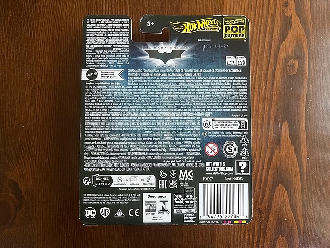  Hot Wheels Premium Dark Knight