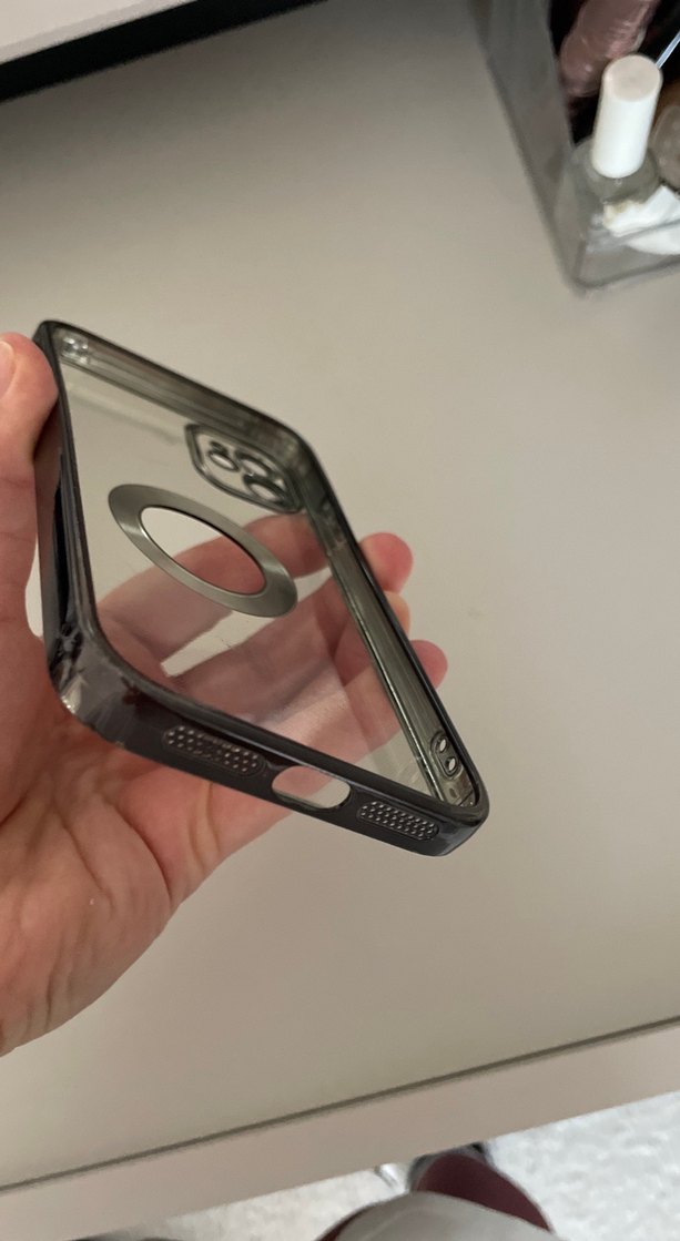 Şeffaf Siyah Telefon Kılıfı - Görsel 3