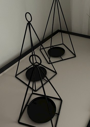 Siyah Metal Mumluk Seti - Görsel 2