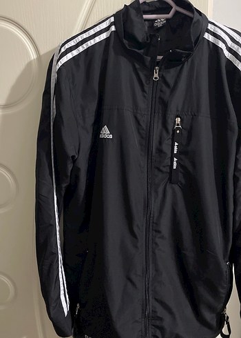 Adidas Siyah Erkek Spor Rüzgarlık Mont - Görsel 2