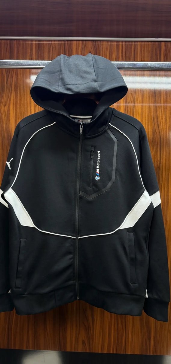 Puma X BMW Premium Black Tracksuit - Görsel 2