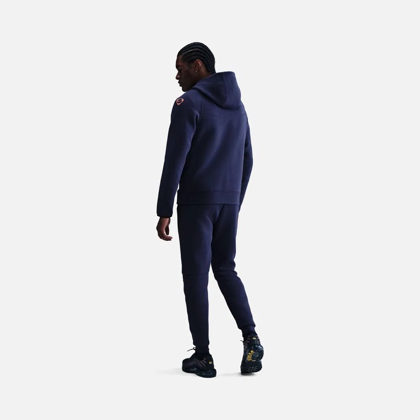 Barça X Nike Tech Fleece Navy Blue Premium Tracksuit - Görsel 2