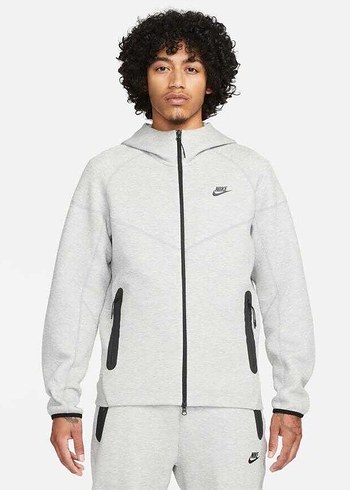 Nike 2024 Tech Fleece Grey Premium Tracksuit - Görsel 3