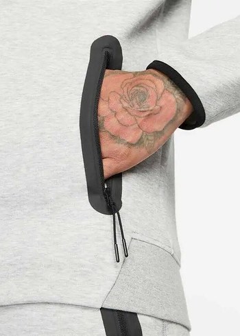 Nike 2024 Tech Fleece Grey Premium Tracksuit - Görsel 5