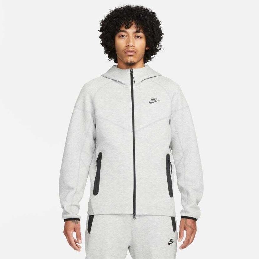 Nike 2024 Tech Fleece Grey Premium Tracksuit - Görsel 3