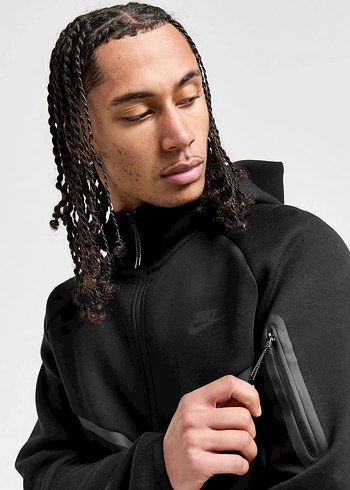 Nike 2025 Tech Fleece Black Premium Tracksuit - Görsel 6