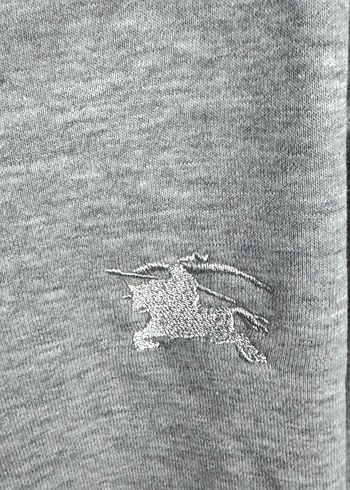 Burberry Grey Premium Zip Up Hırka - Görsel 5