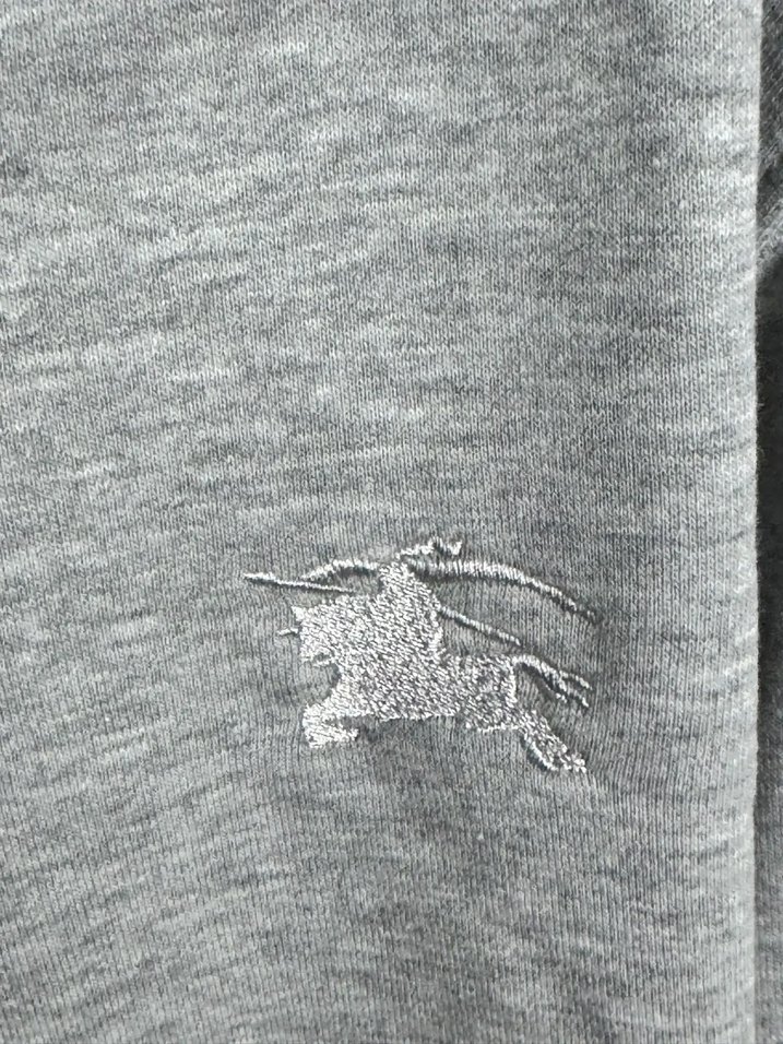 Burberry Grey Premium Zip Up Hırka - Görsel 5