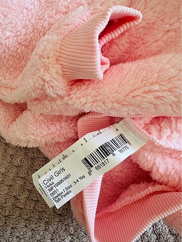 24-36 Ay Beden Peluş hırka