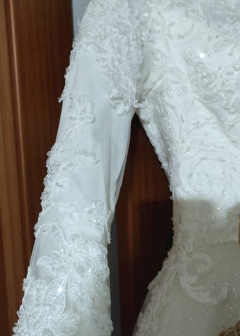 Beyaz Vintage Prenses Gelinlik