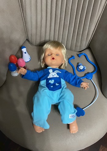 Beden Renk Mavi Bebek Oyuncak ve Doktor Seti
