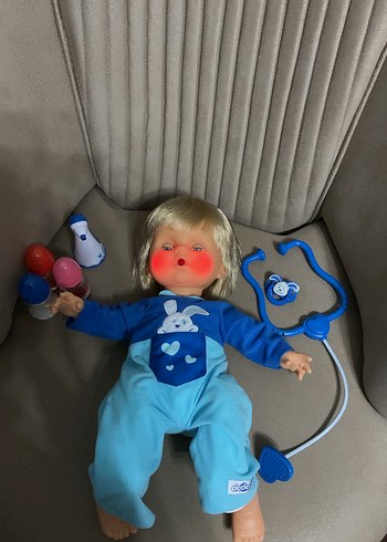 Cicciobello Mavi Bebek Oyuncak ve Doktor Seti