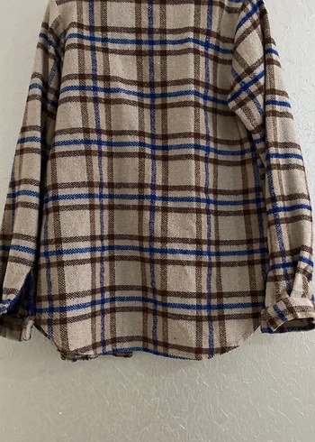 Düğmeli Ekose Kadın Gömlek - Görsel 3