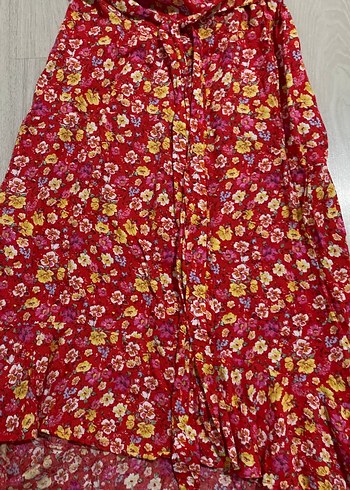 Bohem Tarz Renkli Uzun Etek - Görsel 2