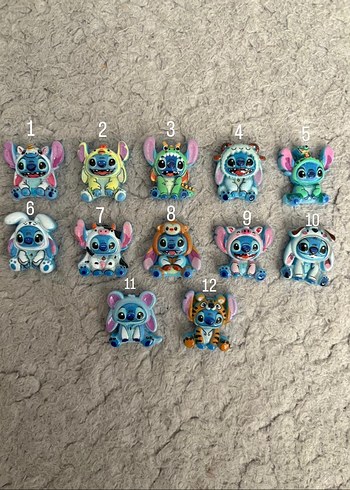 Renkli Stitch Figürler