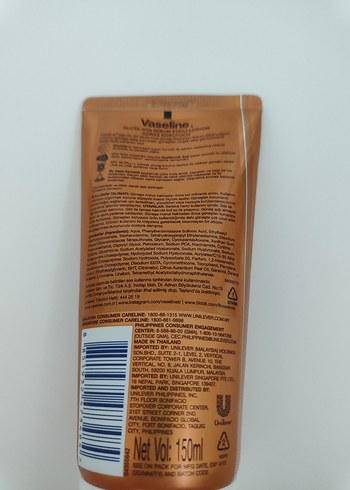 Diğer Vaseline Gluta-Hya SPF50 Güneş Koruyucu Vücut Losyonu 150ml