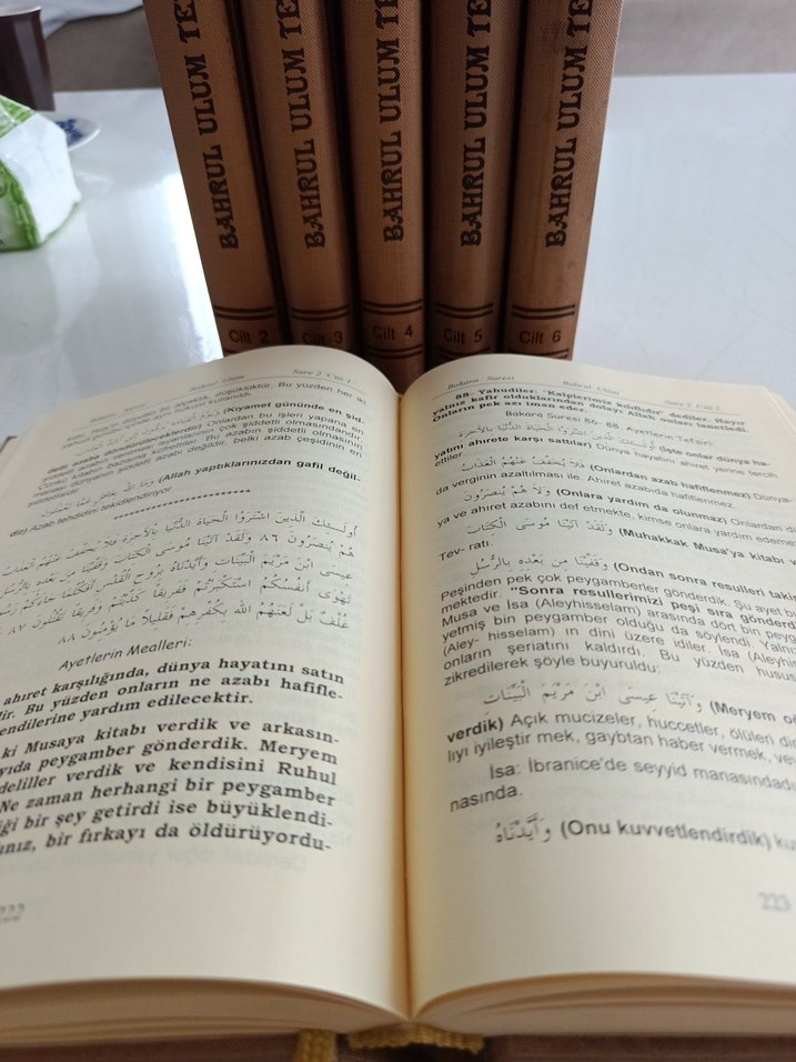 Bâhırul Ulum Tefsiri 6 Cilt - Görsel 3