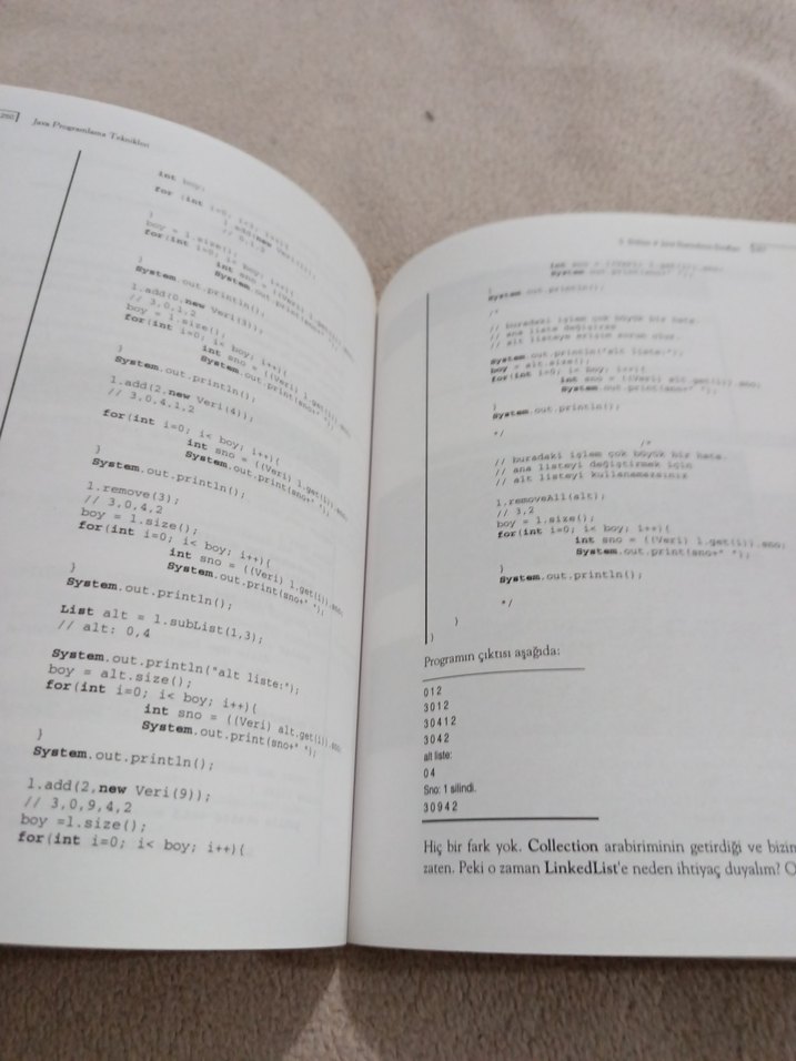 Java Programlama Teknikleri Kitabı - Görsel 2