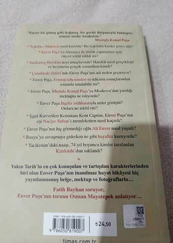 Beden Renk Dedem Enver Paşa - Hayaller, Efsaneler, Gerçekler