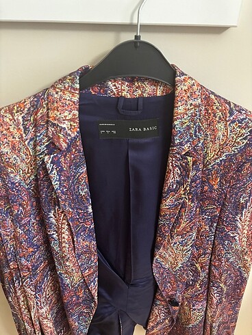 Zara renkli ceket - Görsel 5