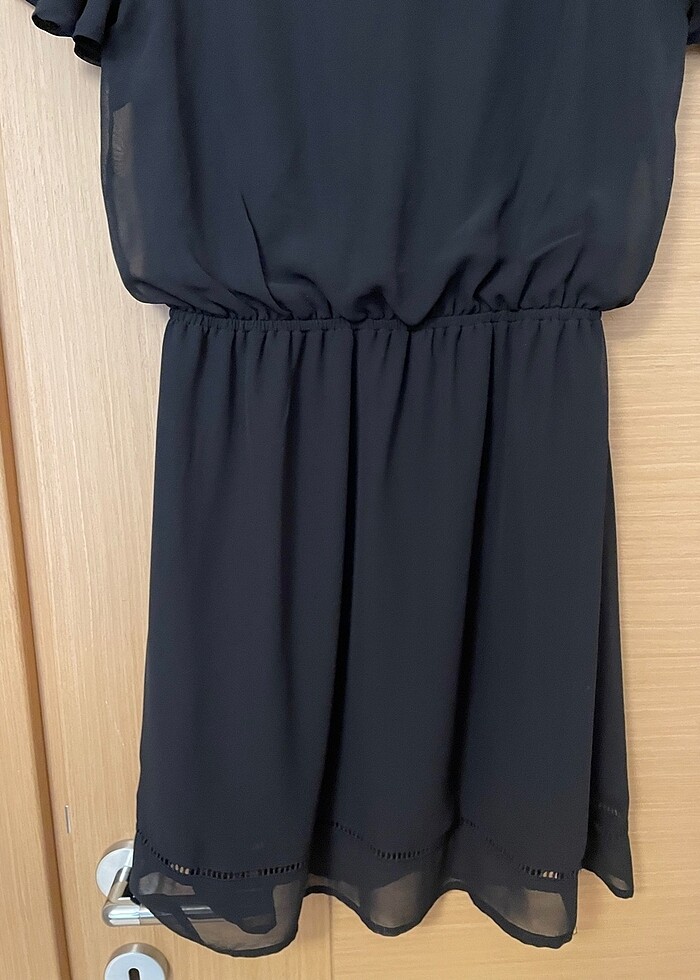 HM siyah kısa elbise - Görsel 3