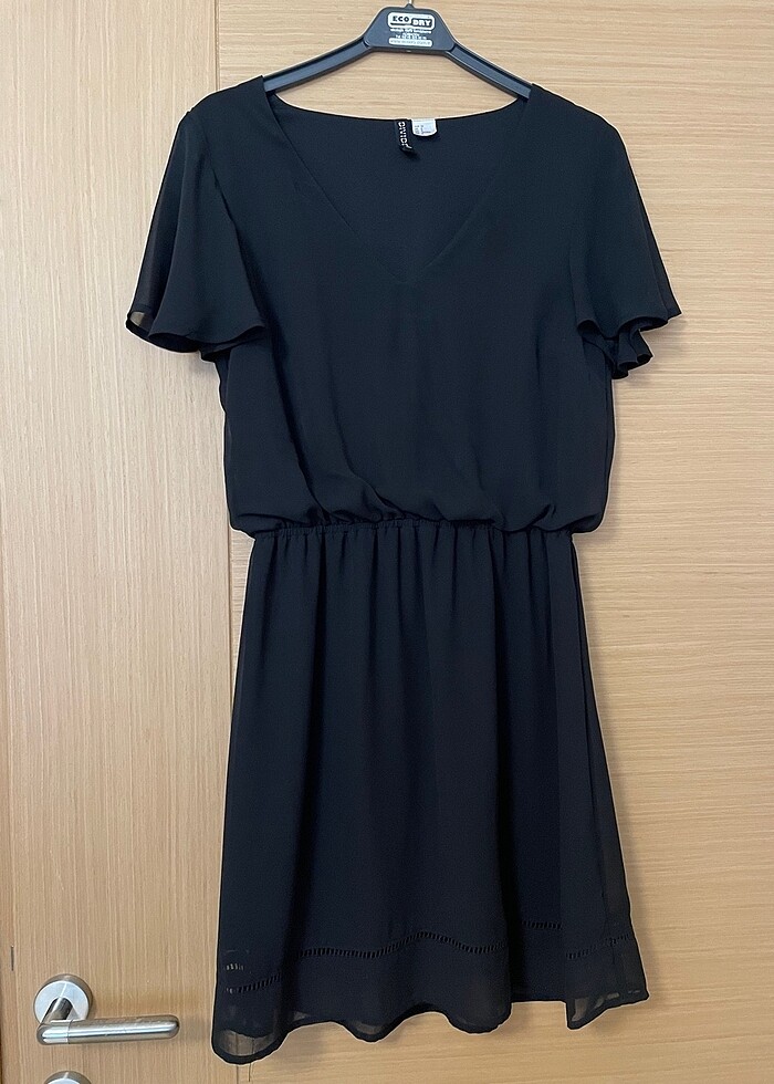 HM siyah kısa elbise - Görsel 2