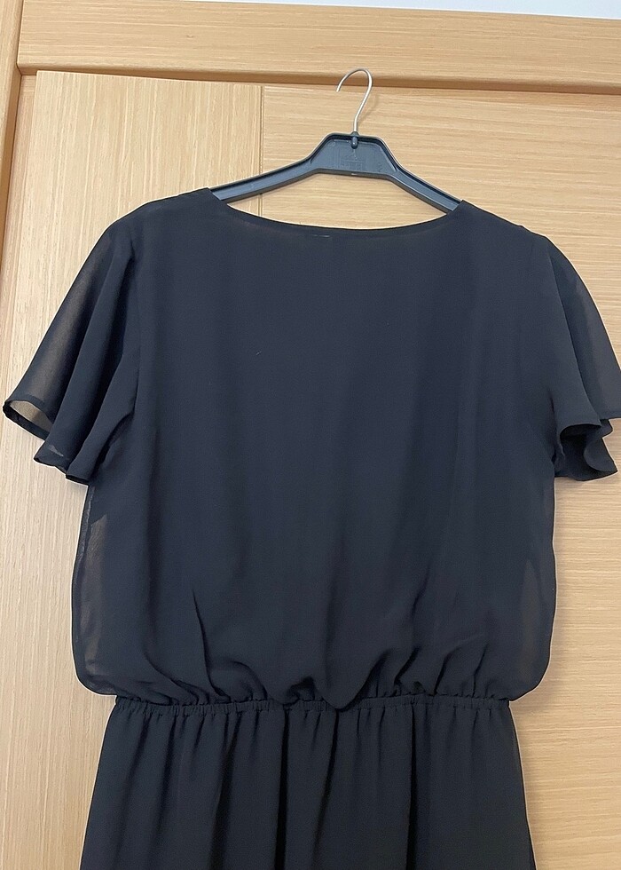 HM siyah kısa elbise - Görsel 4