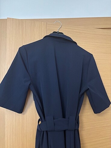 Lacivert kısa kollu tulum - Görsel 6