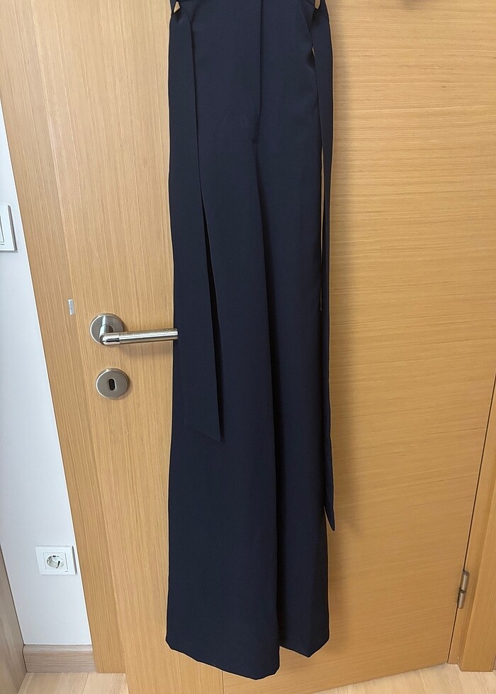 Lacivert kısa kollu tulum - Görsel 4