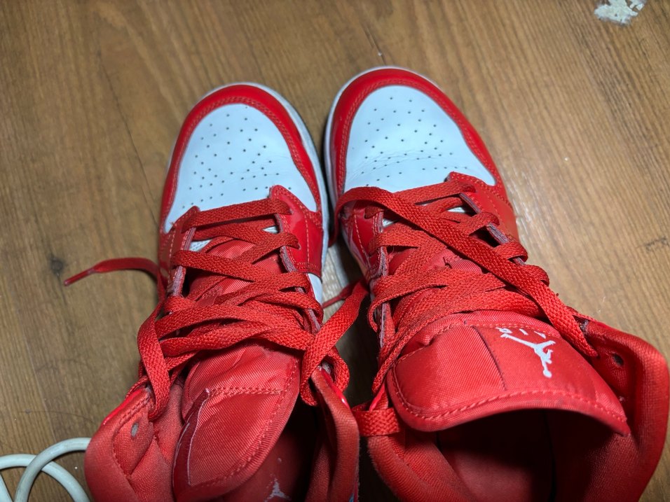 Kadın Renkli Kırmızı Bağcıklı Spor Ayakkabı - Görsel 4