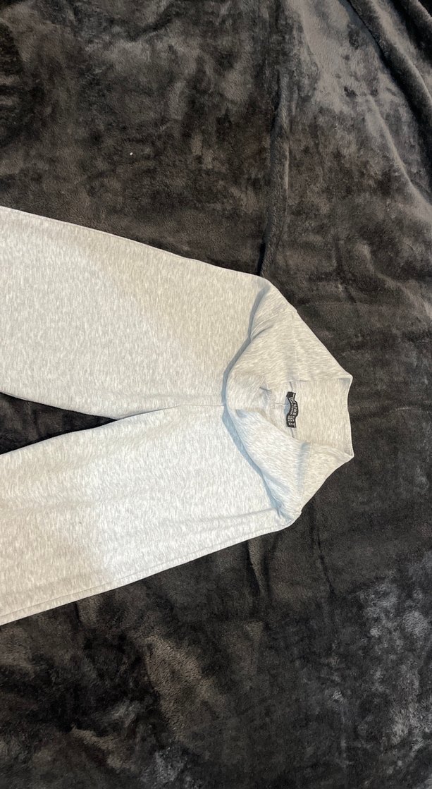 bershka gri ispanyol paça tayt - Görsel 2