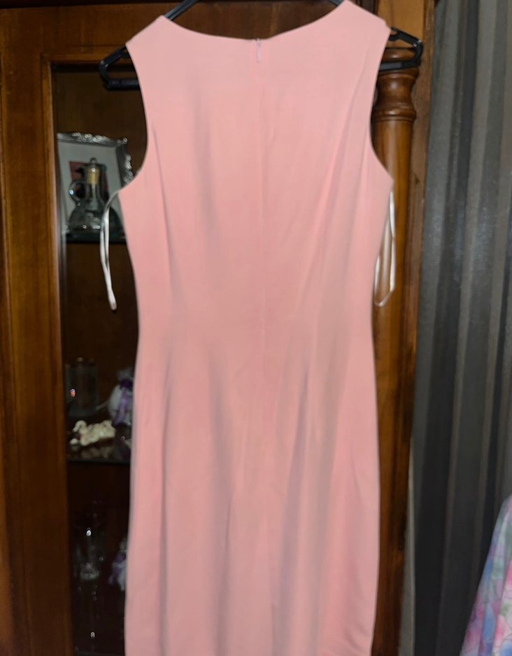 Pudra Pembe Kolsuz Elbise - Görsel 2