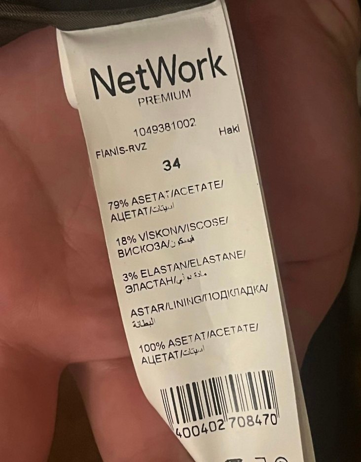 Deri Detaylı Klasik Kadın Kumaş Pantolon - Görsel 5