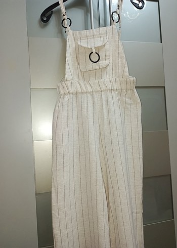 Keten Askılı Tulum - Görsel 3