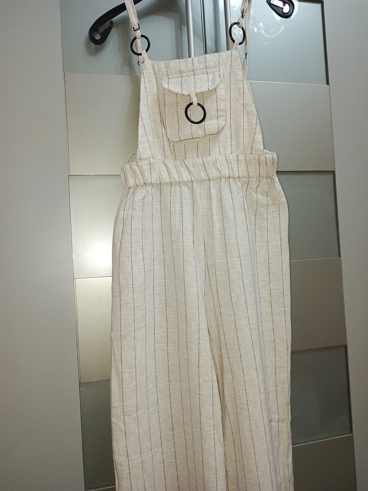 Keten Askılı Tulum - Görsel 3