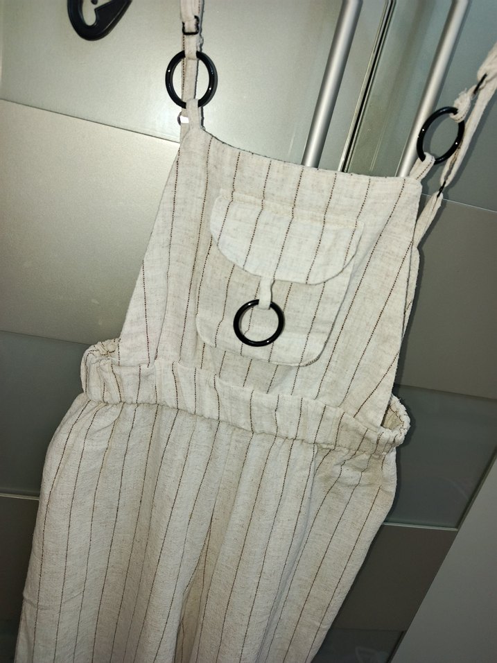 Keten Askılı Tulum - Görsel 2