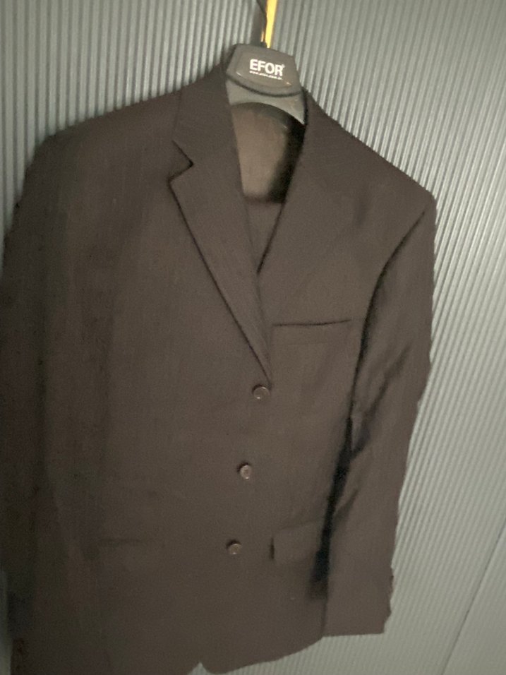 Gri Erkek Takım Elbise Notch Yaka Regular Fit - Görsel 2